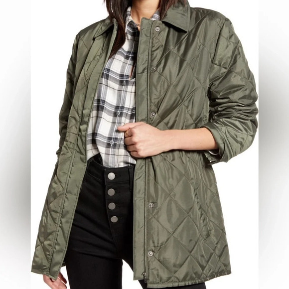 NWOT Treasure & Bond Quilted Barn Jacket - Picture 1 of 12